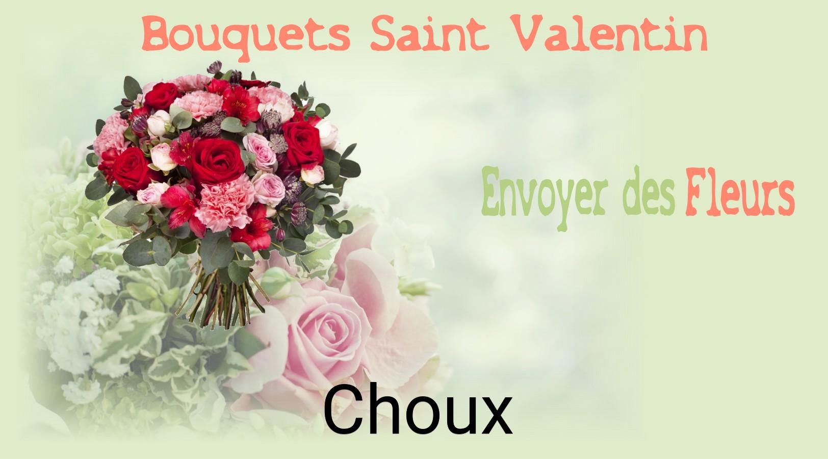 Roses de Saint-Valentin livrées à Choux
